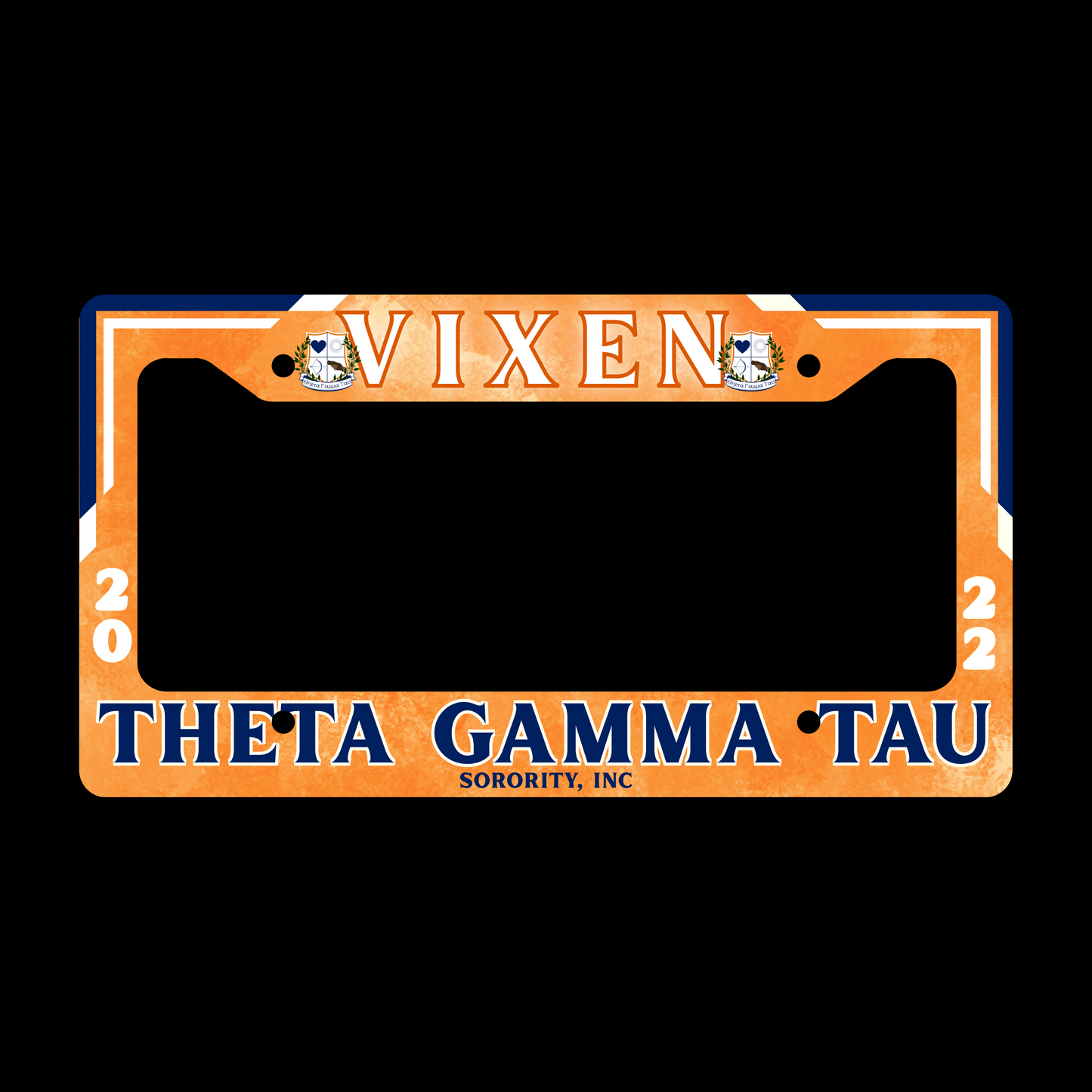 Theta Gamma Tau - License Plate Frame