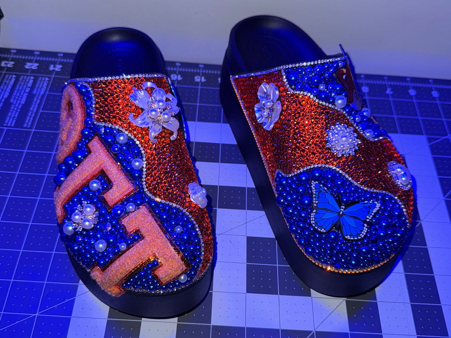 Theta Gamma Tau - Bling Dylan Crocs clog