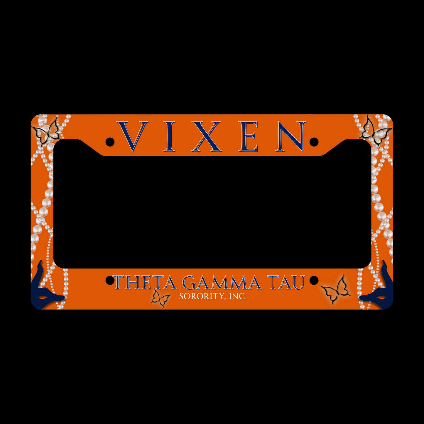 Theta Gamma Tau - License Plate Frame