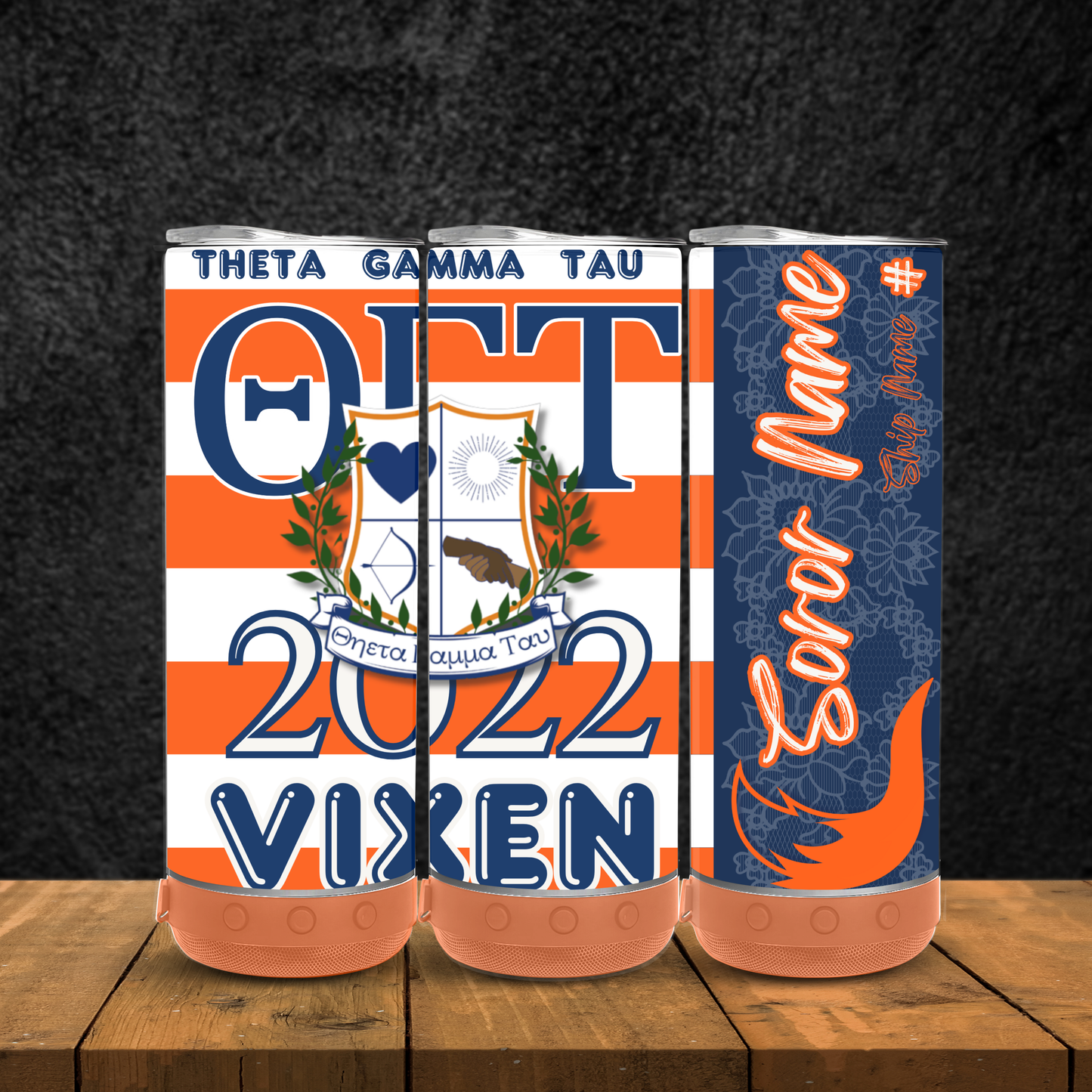 Theta Gamma Tau Sorority Inc. - Speaker Tumblers