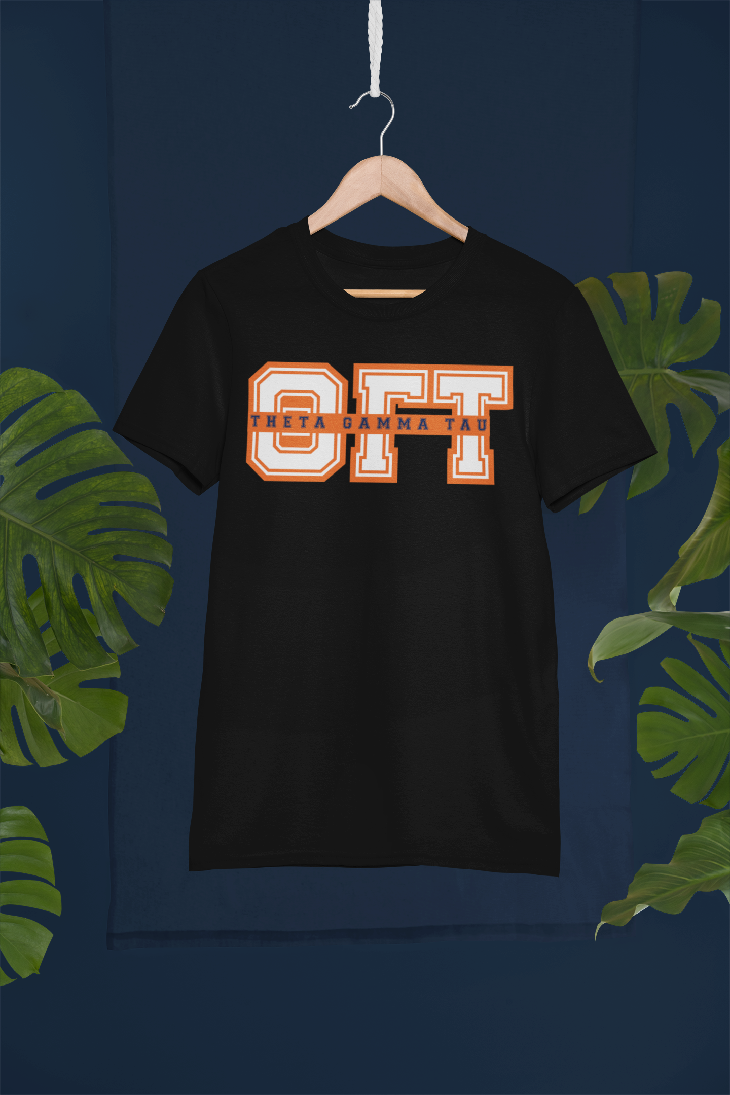 Theta Gamma Tau Sorority Inc - Greek Block letters T-shirt