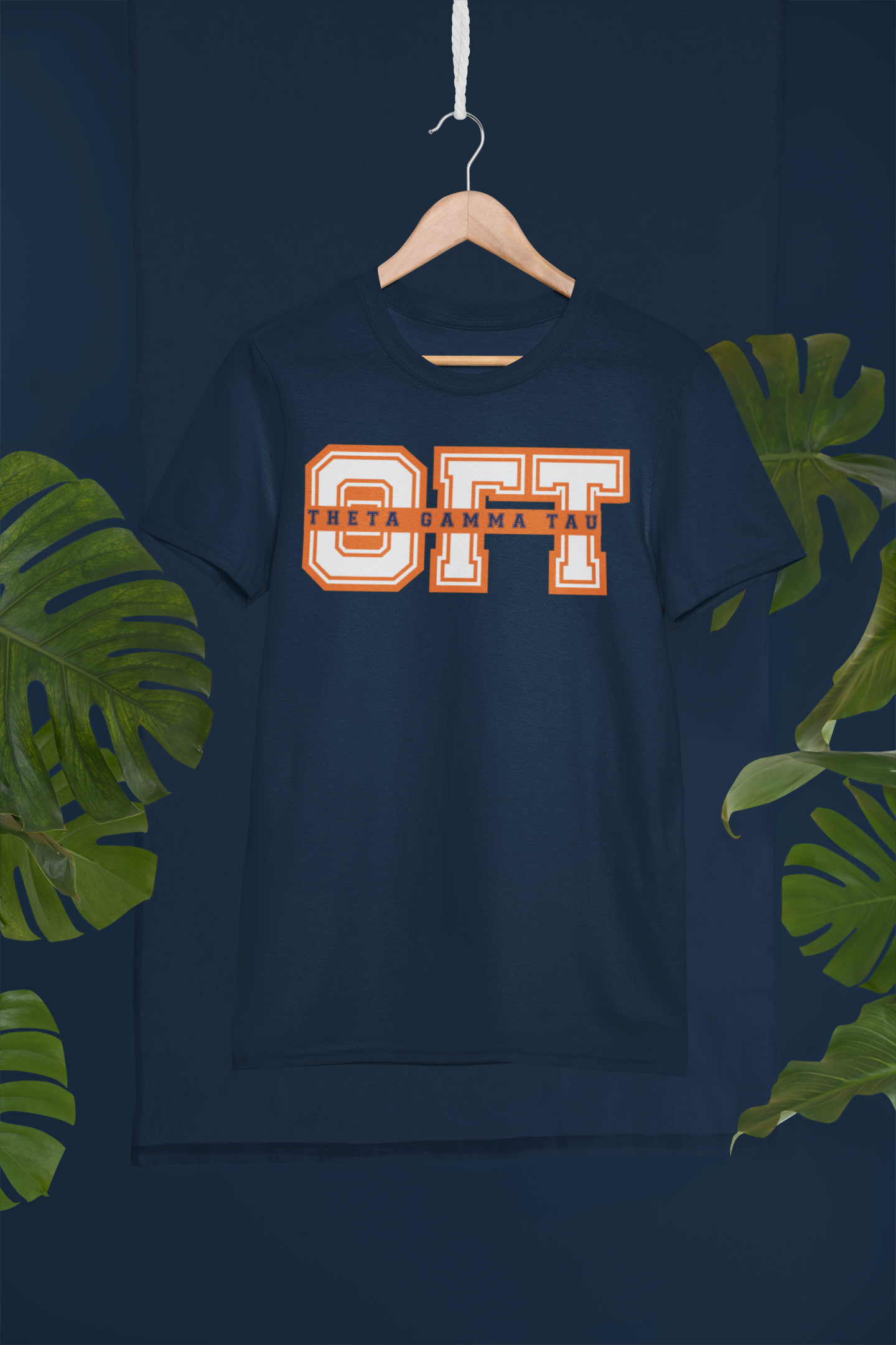 Theta Gamma Tau Sorority Inc - Greek Block letters T-shirt