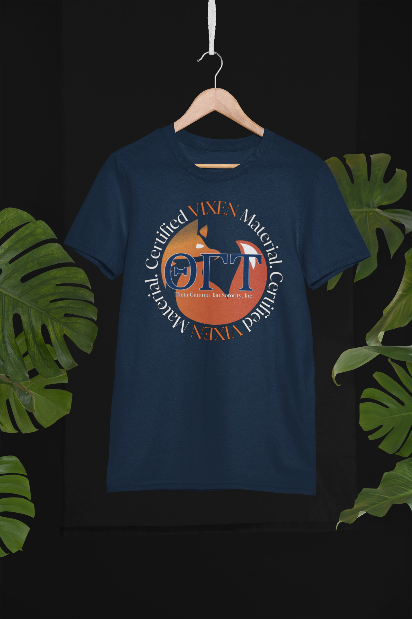 Theta Gamma Tau Sorority Inc - Certified Vixen Material T-shirt