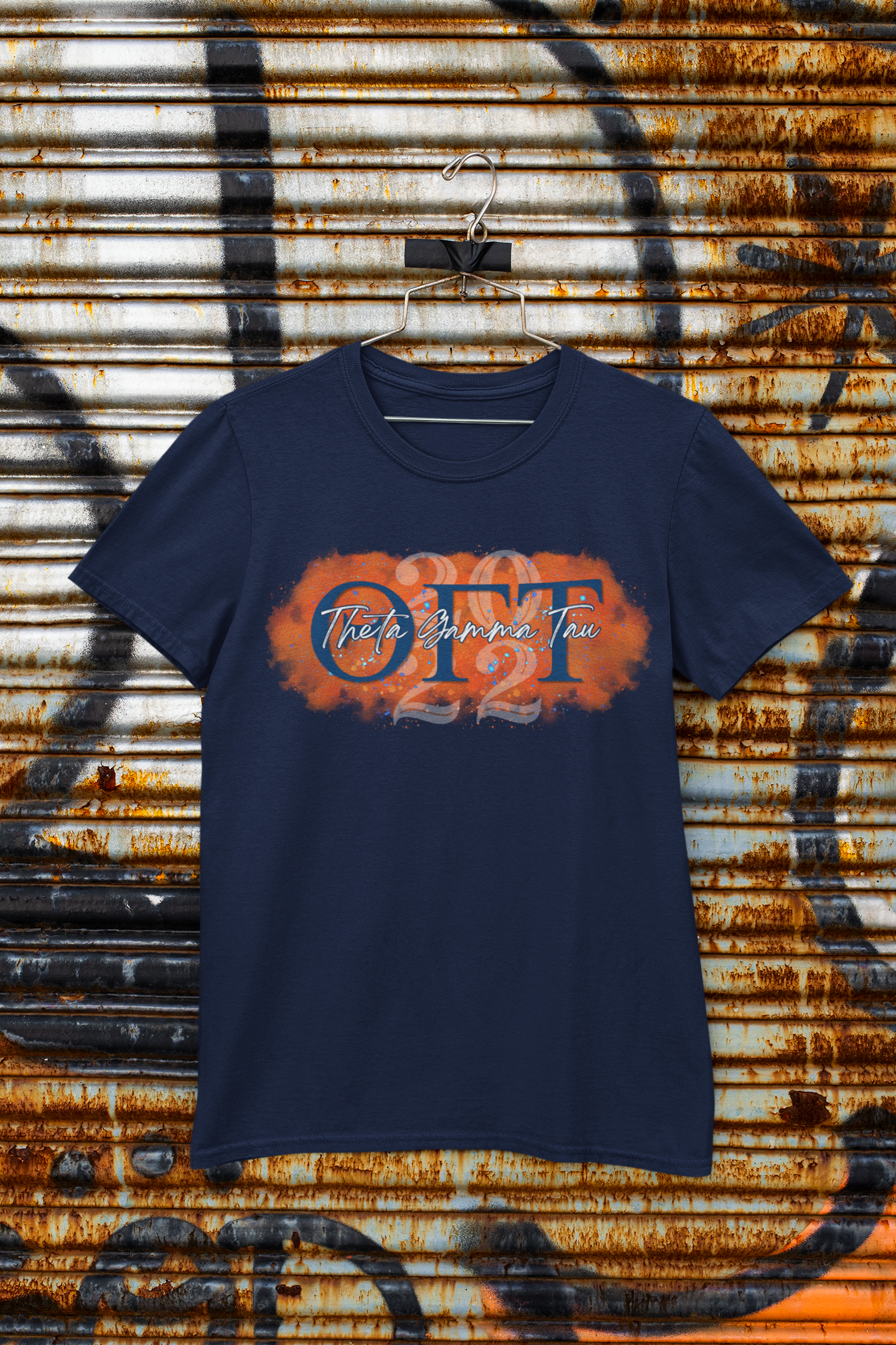 Theta Gamma Tau Sorority Inc - Orange Splash T-shirt