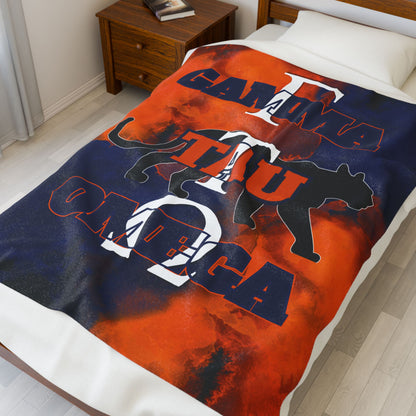Gamma Tau Omega Plush Blanket