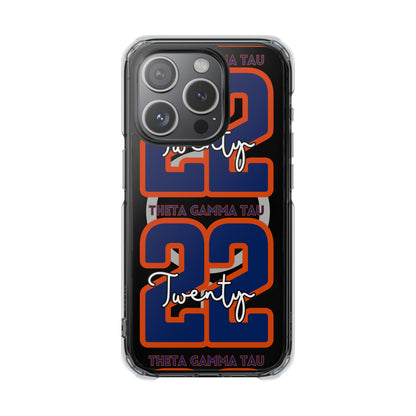 Theta Gamma Tau Twenty 22 iPhone Case