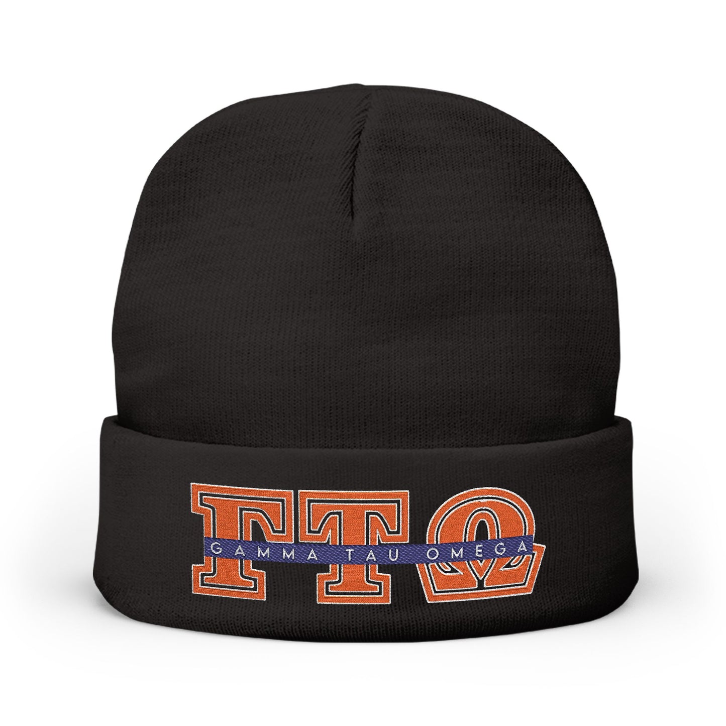 Gamma Tau Omega - Embroidered Monogram Beanie