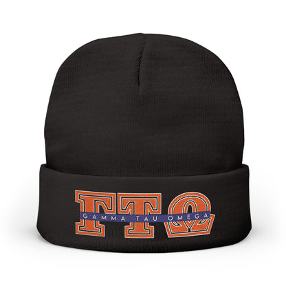 Gamma Tau Omega - Embroidered Monogram Beanie