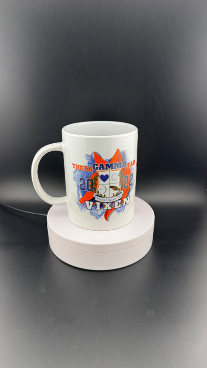 Theta Gamma Tau - Theta Crest Ceramic Mug 15oz