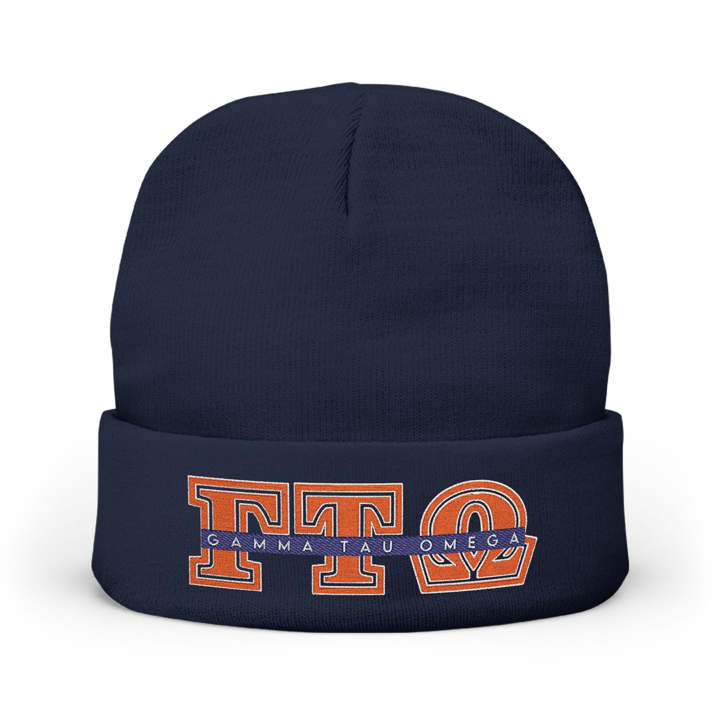 Gamma Tau Omega - Embroidered Monogram Beanie
