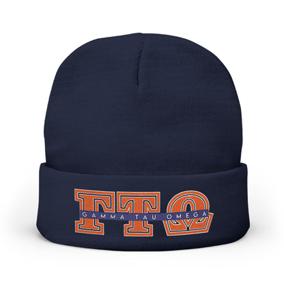Gamma Tau Omega - Embroidered Monogram Beanie