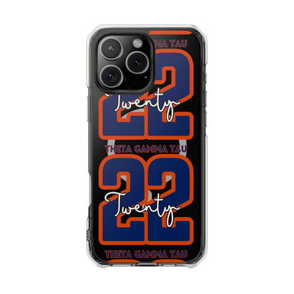 Theta Gamma Tau Twenty 22 iPhone Case
