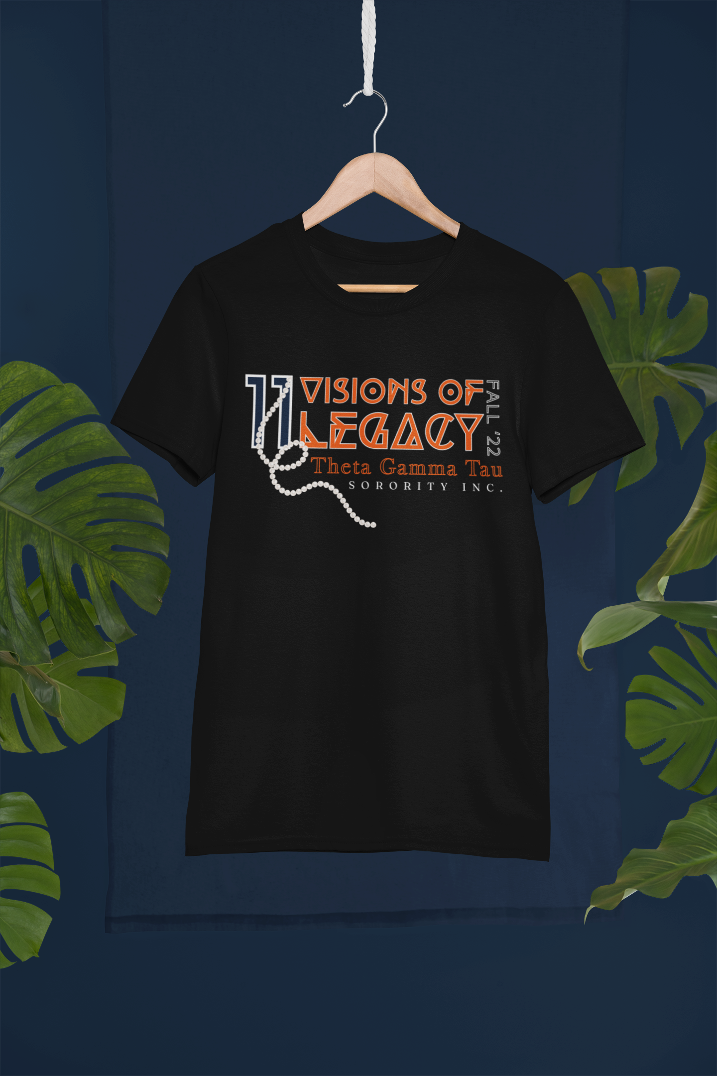 Theta Gamma Tau - Rep Your Line T-shirt