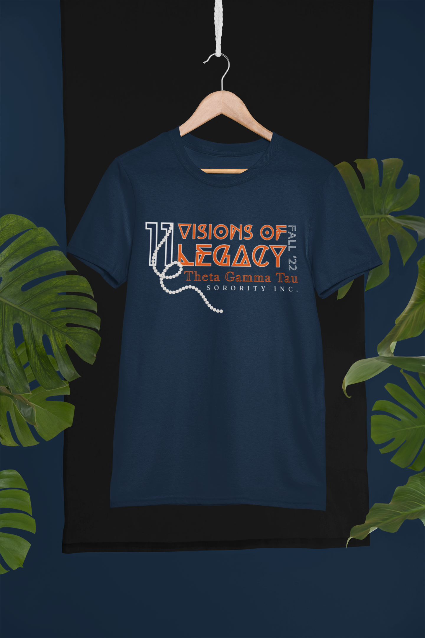 Theta Gamma Tau - Rep Your Line T-shirt