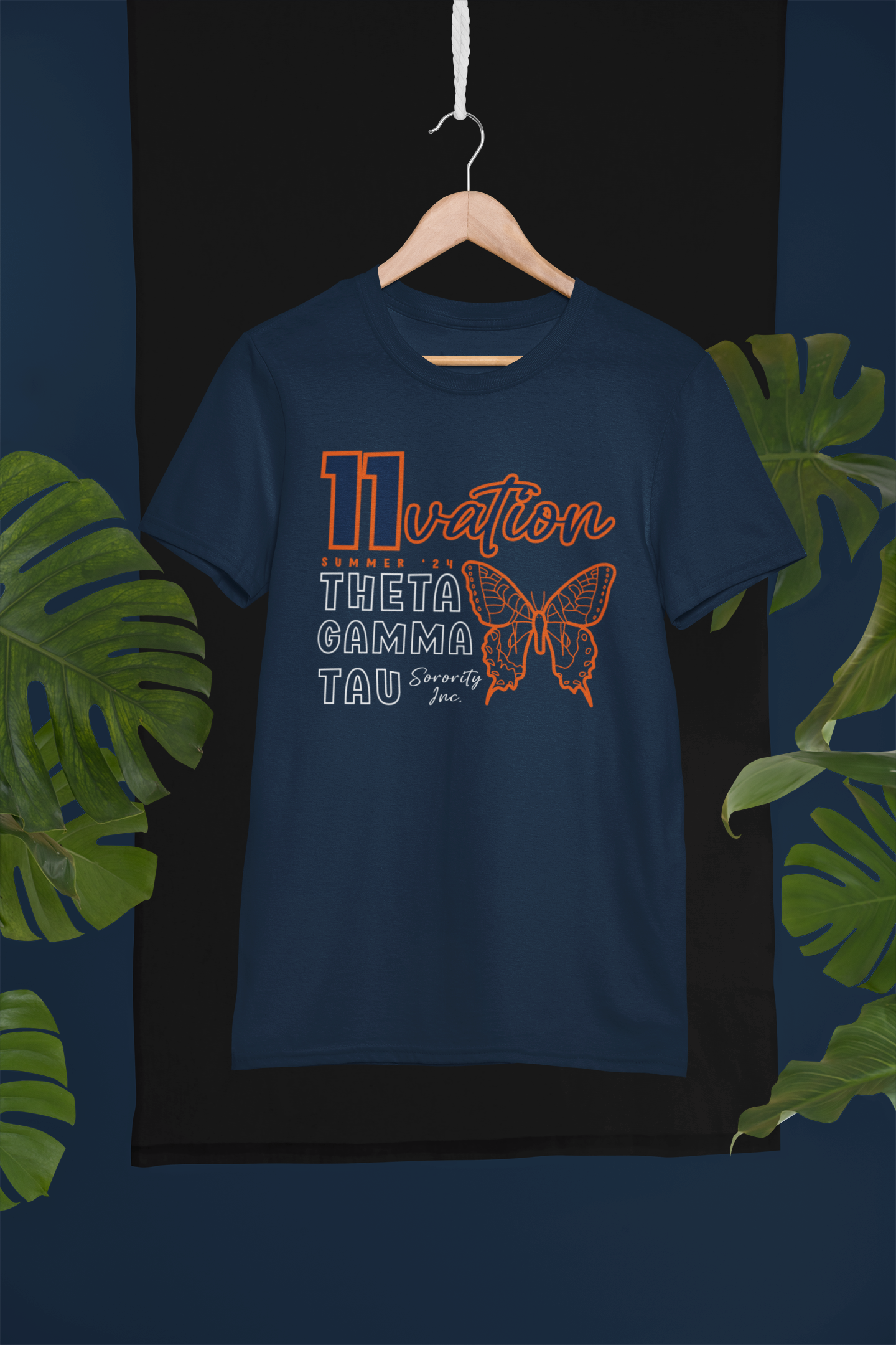 Theta Gamma Tau - Rep Your Line T-shirt