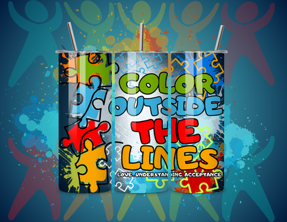 Autism Acceptance - Color Outside the Lines