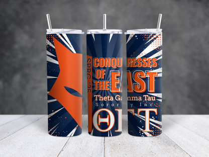 Theta Gamma Tau Sorority Inc. - REP YOUR LINE tumbler