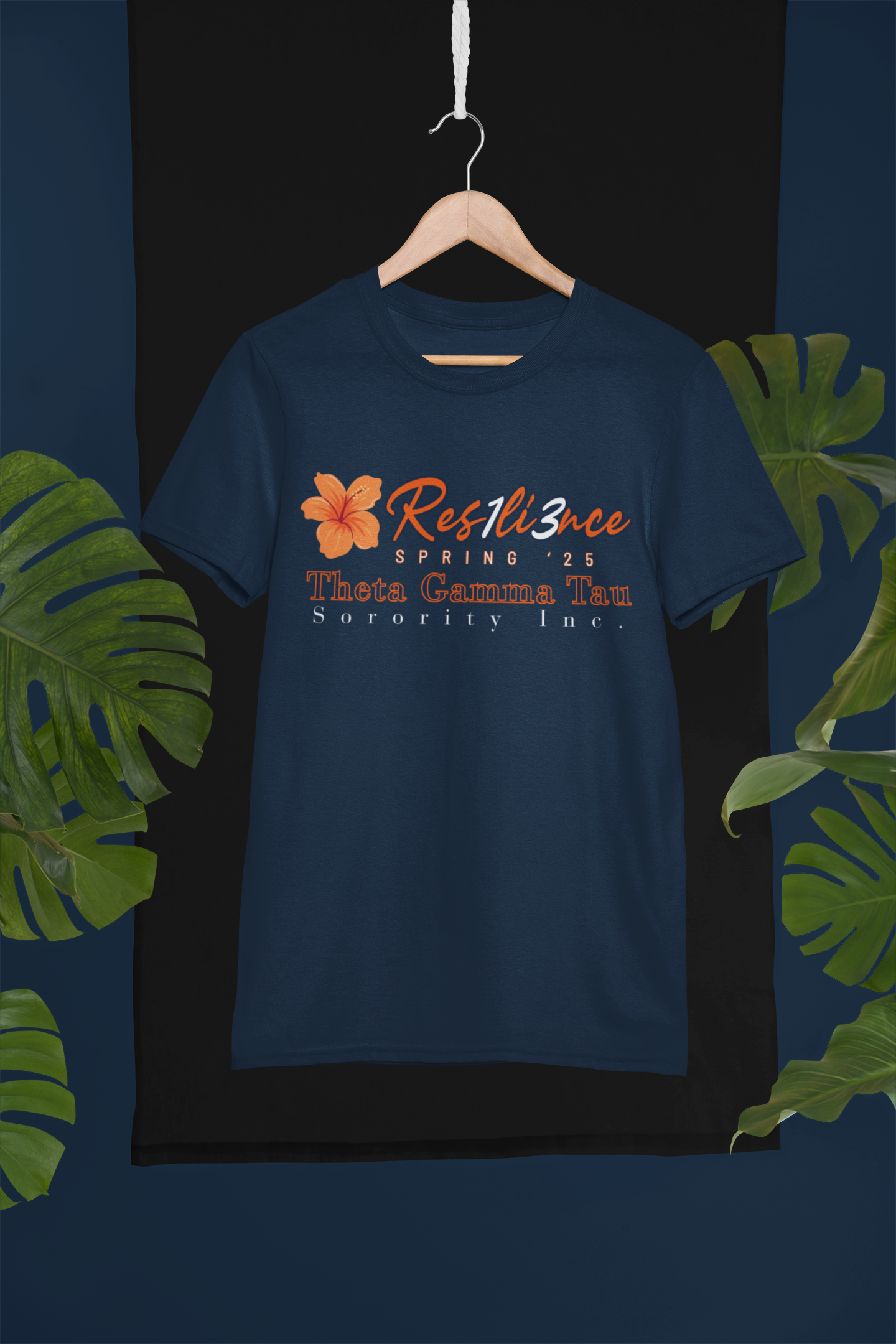 Theta Gamma Tau - Rep Your Line T-shirt