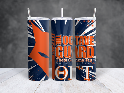 Theta Gamma Tau Sorority Inc. - REP YOUR LINE tumbler