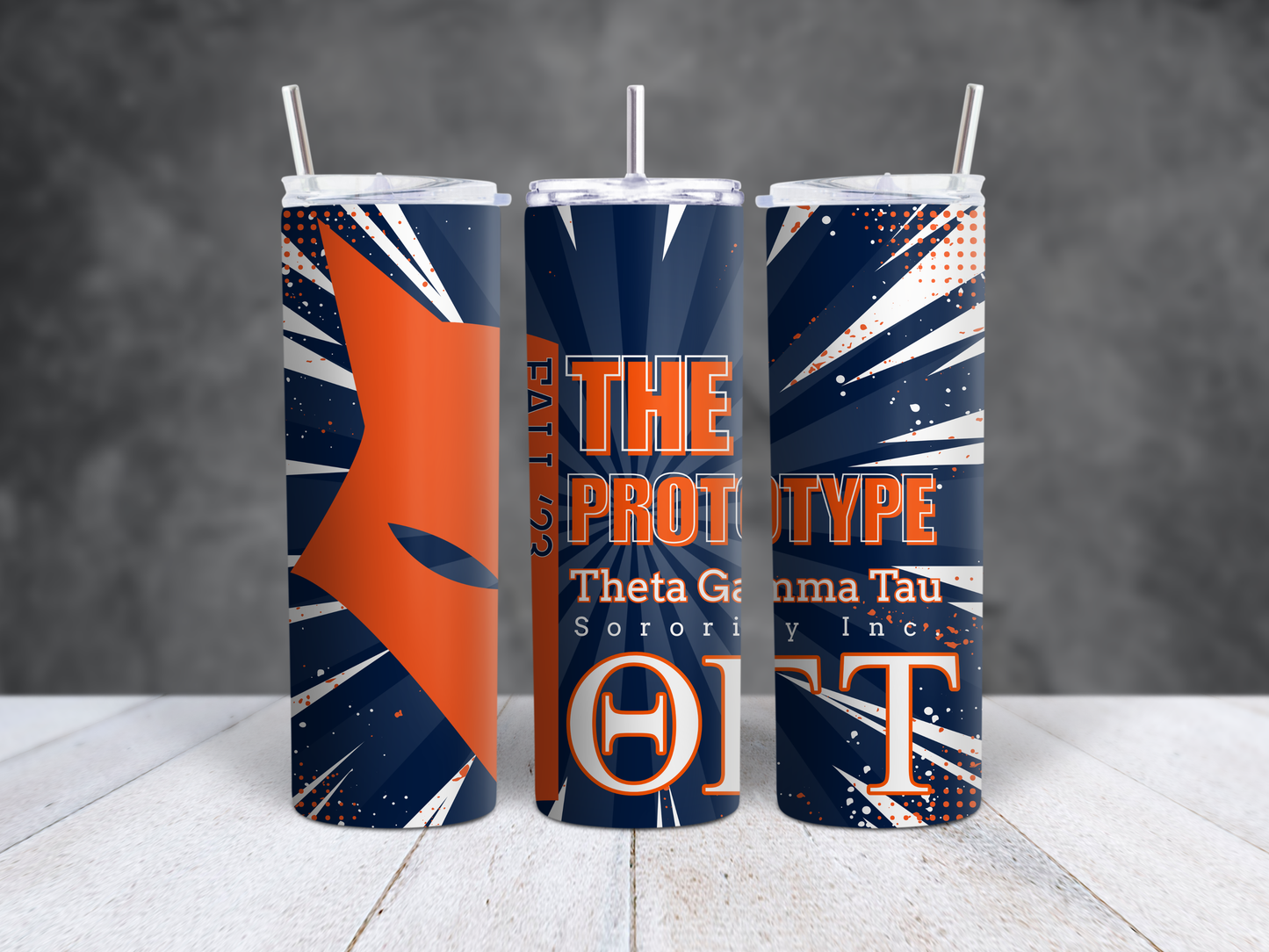 Theta Gamma Tau Sorority Inc. - REP YOUR LINE tumbler