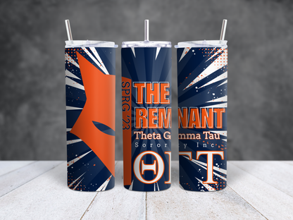 Theta Gamma Tau Sorority Inc. - REP YOUR LINE tumbler
