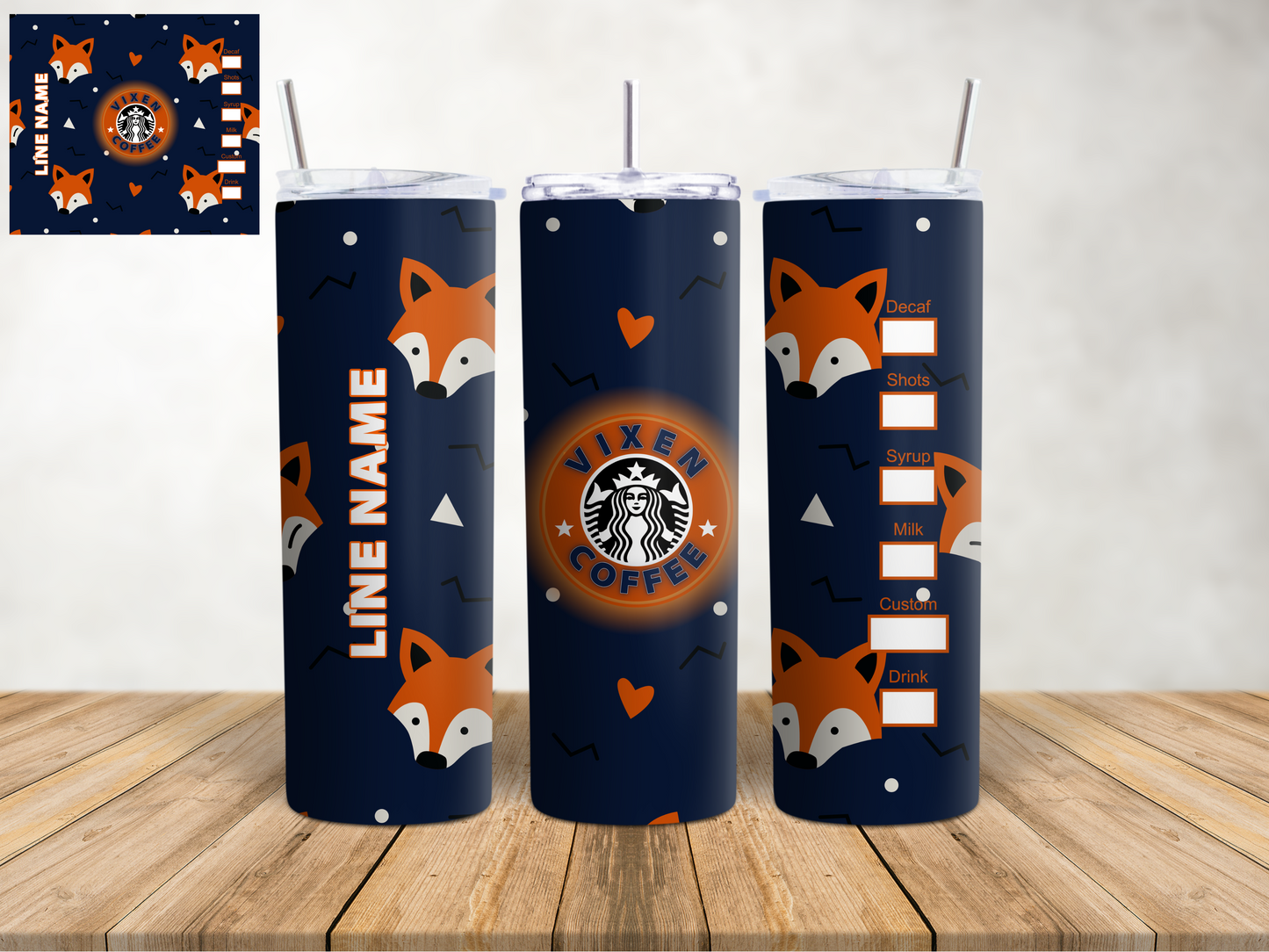 Theta Gamma Tau Sorority Inc. - Vixen Exclusive Coffee Tumbler