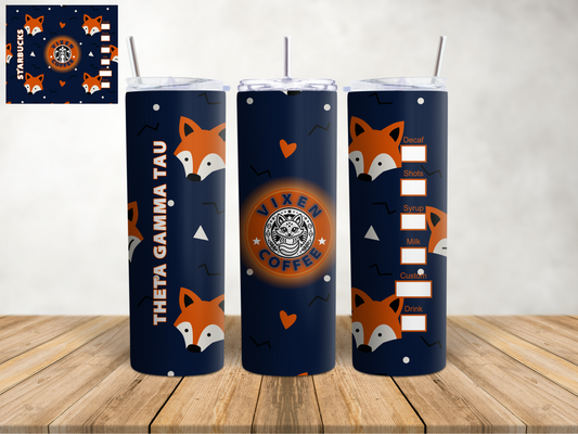 Theta Gamma Tau Sorority Inc. - Vixen Exclusive Coffee Tumbler