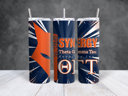 Theta Gamma Tau Sorority Inc. - REP YOUR LINE tumbler