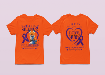 Limited Edition - Theta Gamma Tau - Domestic Violence Awareness T-Shirt