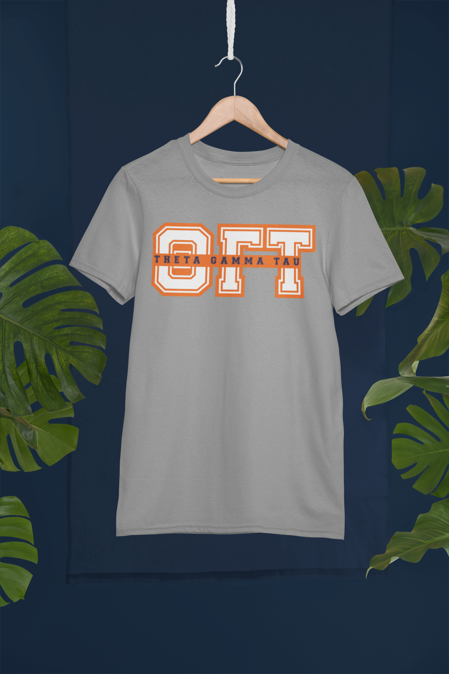 Theta Gamma Tau Sorority Inc - Greek Block letters T-shirt