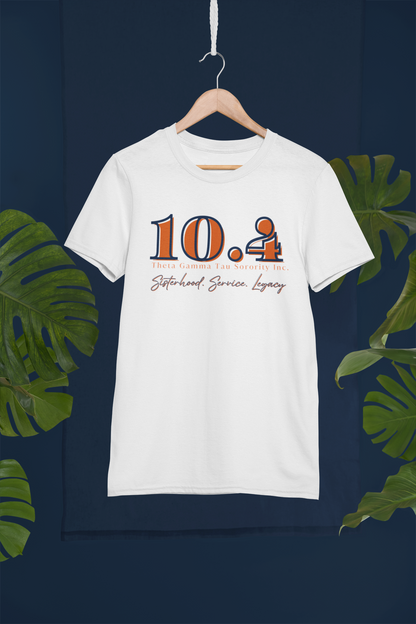Theta Gamma Tau Sorority Inc - 10.4! T-shirt