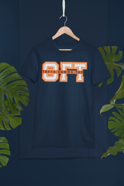 Theta Gamma Tau Sorority Inc - Greek Block letters T-shirt