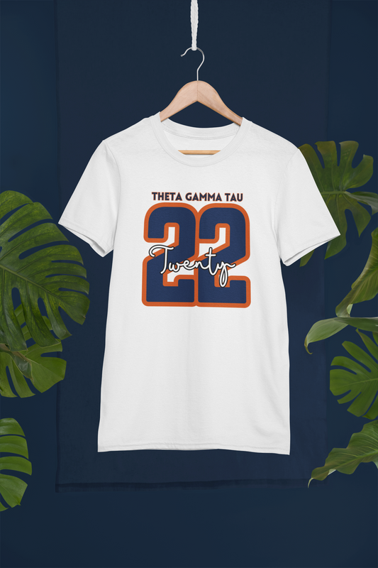 Theta Gamma Tau Sorority Inc - Twenty 22 T-shirt