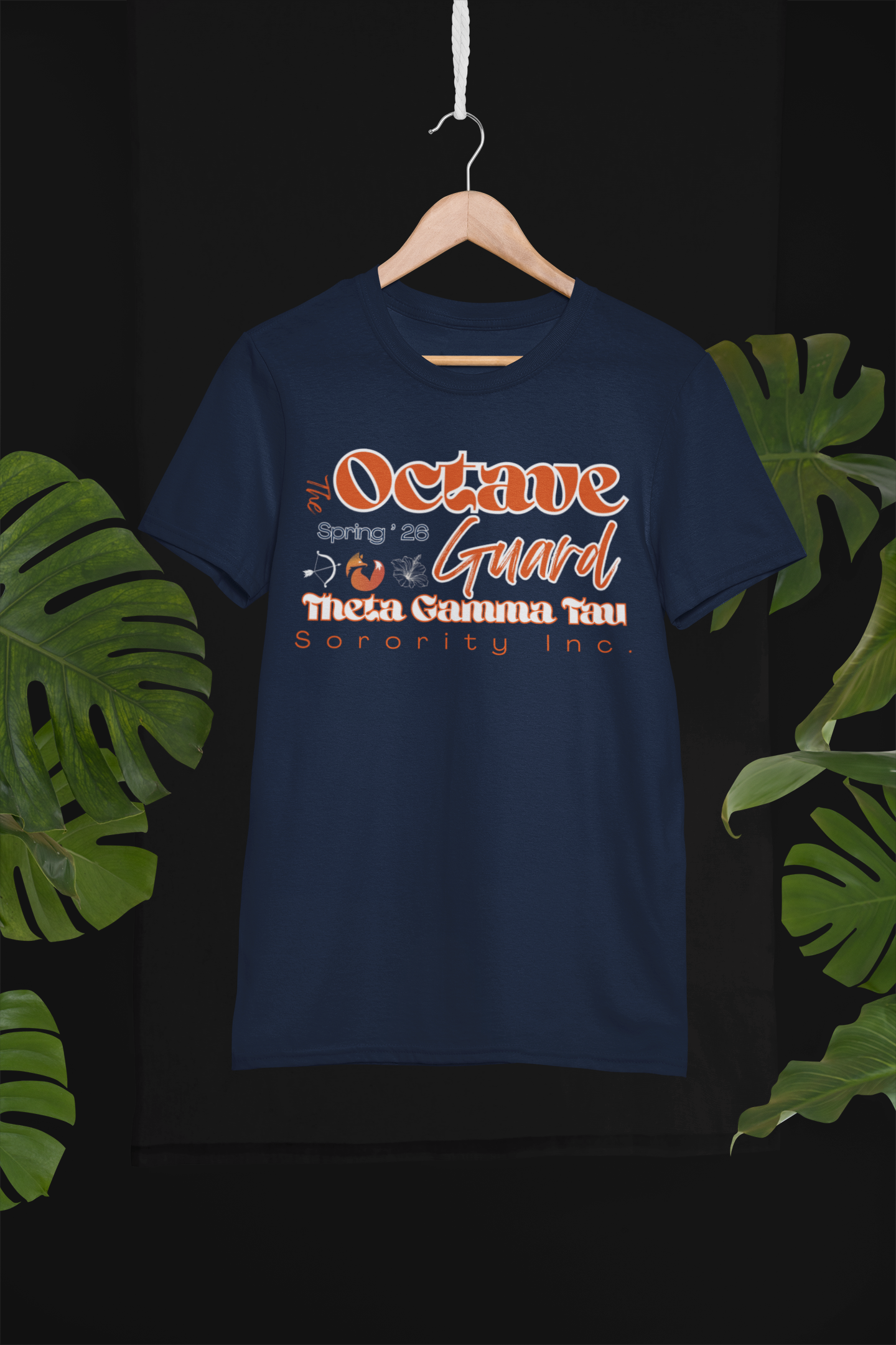 Theta Gamma Tau - Rep Your Line T-shirt