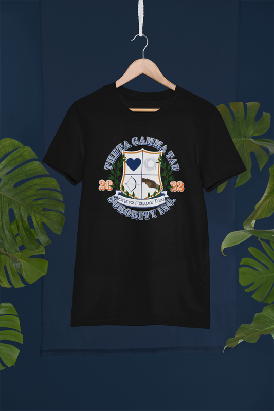 Theta Gamma Tau Sorority Inc - Theta Gamma Tau Crest T-shirt