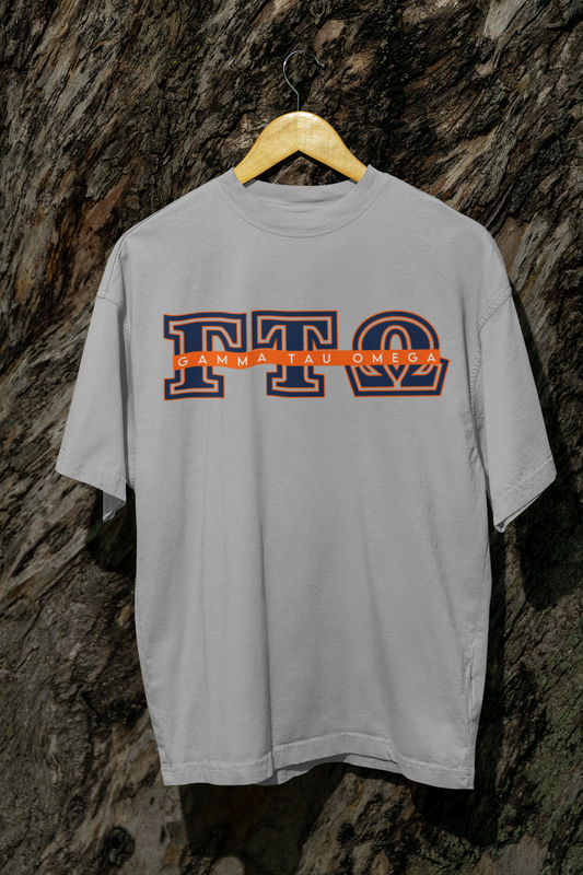 Gamma Tau Omega Fraternity, Inc. - GTO Block letters T-shirt
