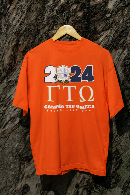 Gamma Tau Omega Fraternity, Inc. - 2024 Crest T-shirt